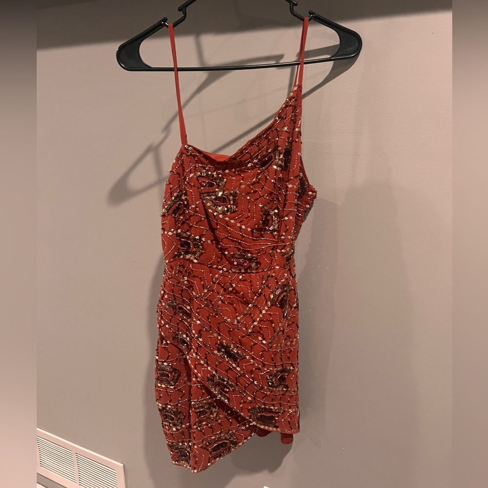 Beaded Mini Dress